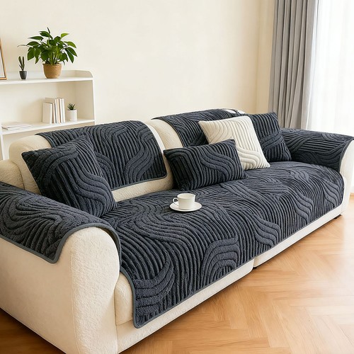 Plush sofa cover - plush, comfort