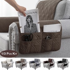 Quilted Sofa Arm Cover 100%