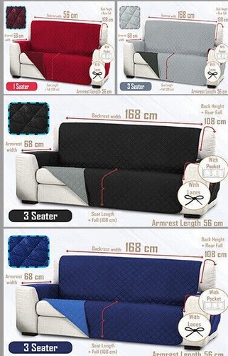 Quilted sofa cover throw - sofa,