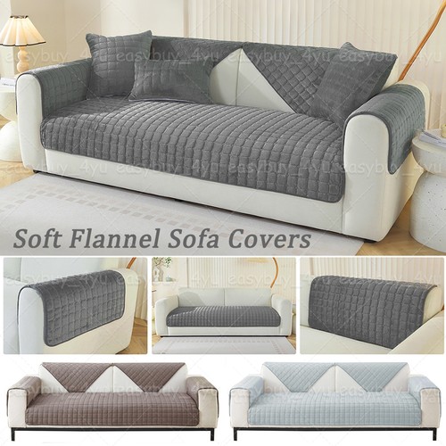 Non slip flannel sofa - flannel,