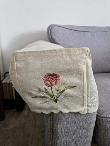 Vintage chair settee arm - chair,