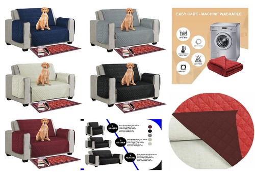 Quilted sofa protector - sofa,