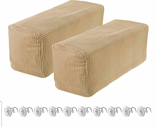 Stretch check polyester sofa - stretch,